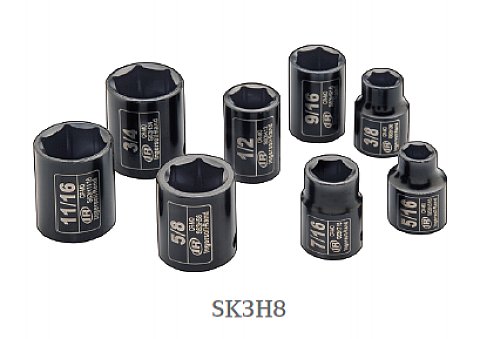 Bộ đầu khẩu 3/8"